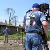 Shooting standups with NRA Executive Director Wayne LaPierre in post katrina New Orleans.